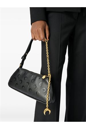 Pochette piccola Moon Canvas Core MARINE SERRE | WSB001ARWOV0040BK99